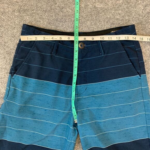 Volcom Hybrid Shorts Big Boys Youth 28 Blue Striped Frickin V4S Mixed Surf Turf - Picture 4 of 13